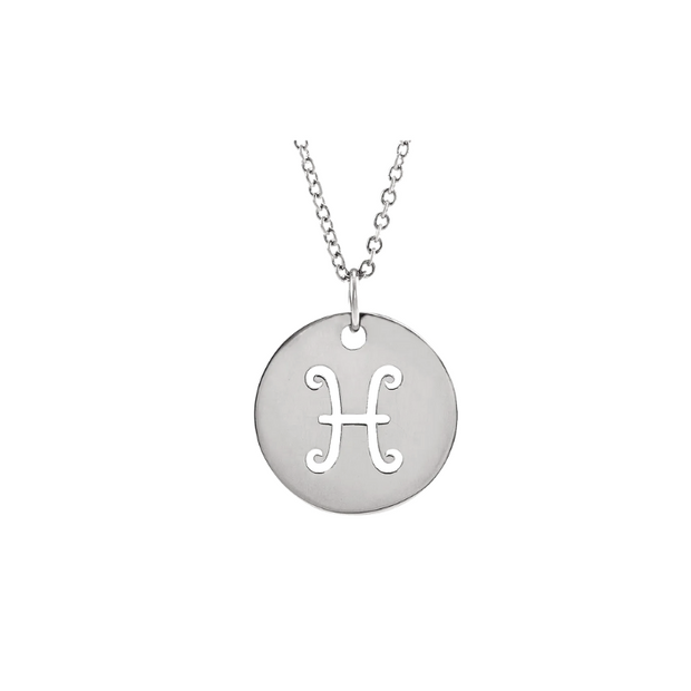 The ZODIAC Tag Pendant Necklace