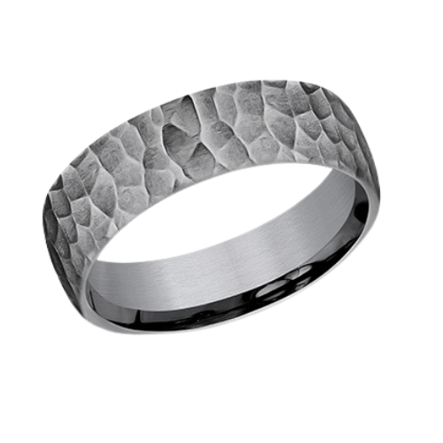The SATIN HAMMERED Men's Band