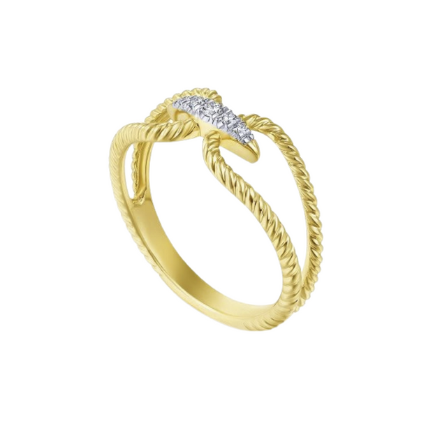 The Stitch Ring 7 / 14K Yellow Gold