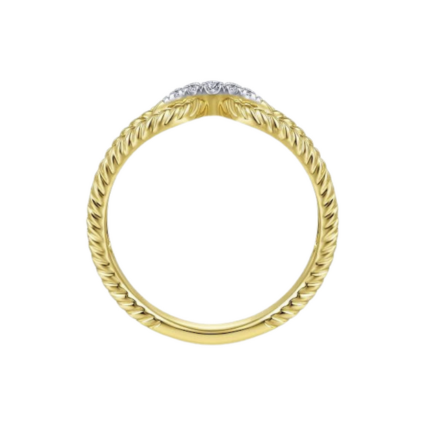 The Stitch Ring 7 / 14K Yellow Gold