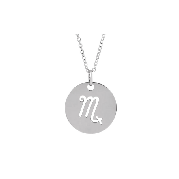 The ZODIAC Tag Pendant Necklace