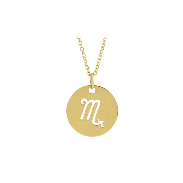 The ZODIAC Tag Pendant Necklace