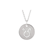 The ZODIAC Tag Pendant Necklace