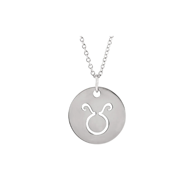 The ZODIAC Tag Pendant Necklace