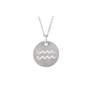 The ZODIAC Tag Pendant Necklace