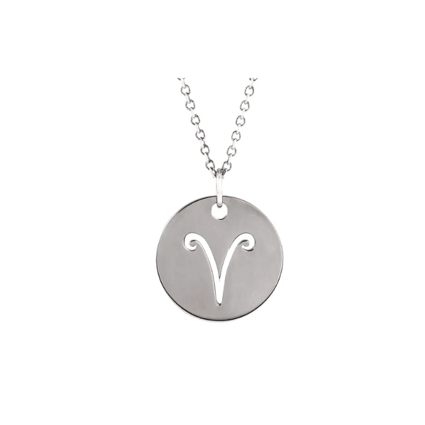 The ZODIAC Tag Pendant Necklace
