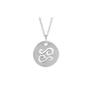 The ZODIAC Tag Pendant Necklace