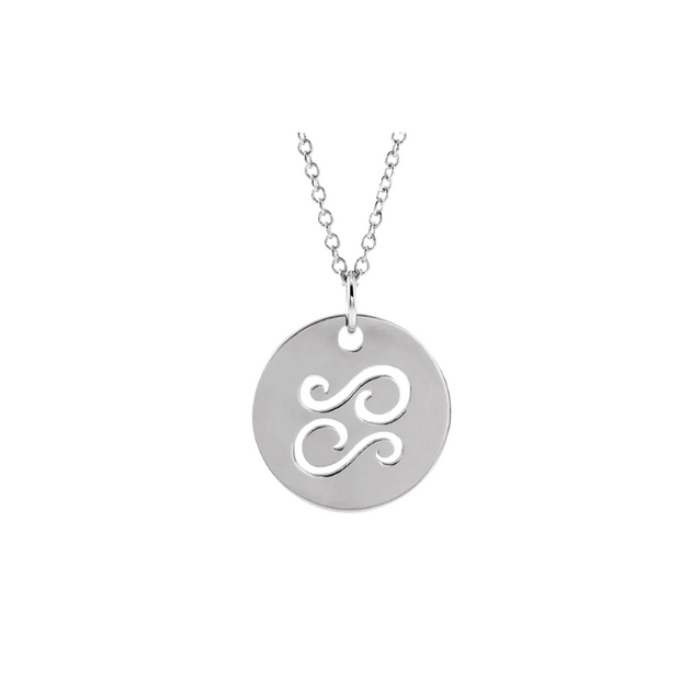 The ZODIAC Tag Pendant Necklace