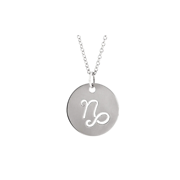 The ZODIAC Tag Pendant Necklace